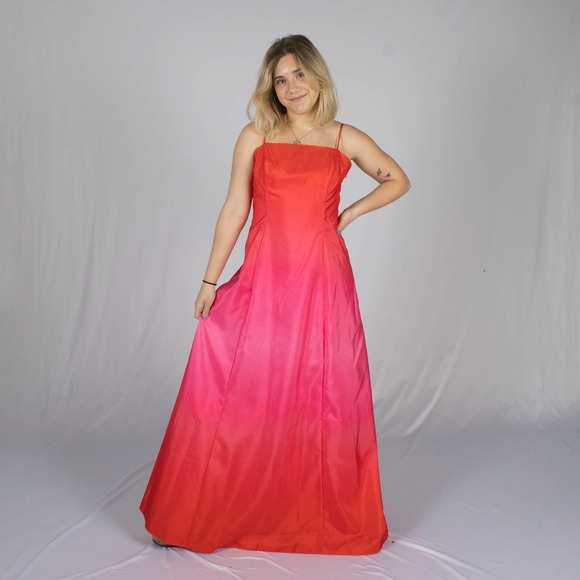 90s Niki Ombre Prom Dress | S | Bust 36" | Vintage size 6 | Vintage VTG - Picture 1 of 5